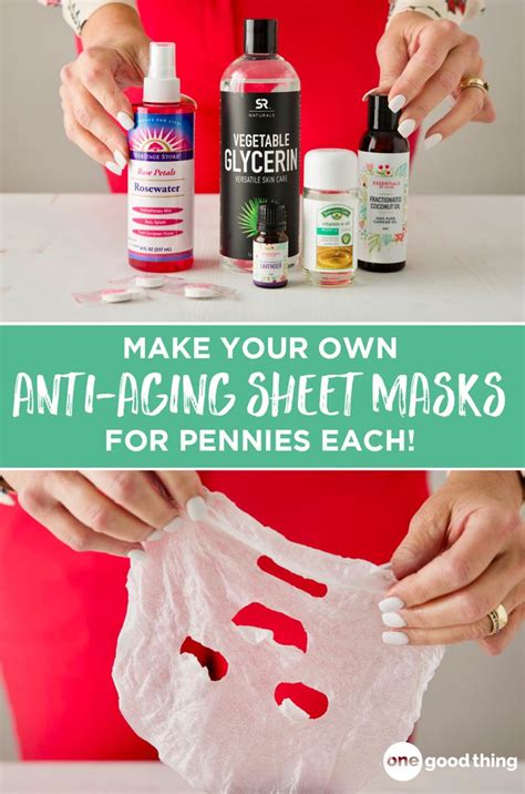 How To Make A DIY Sheet Mask | One Good Thing by Jillee | Diy sheet ...