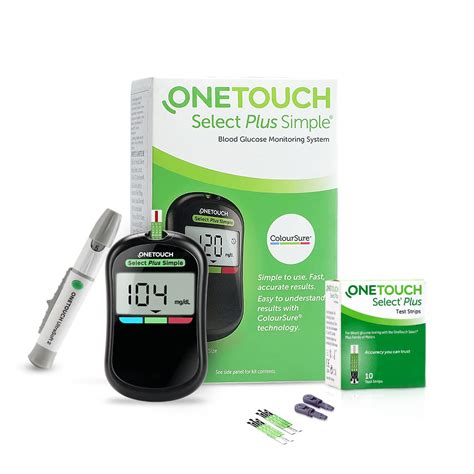 Onetouch Select Plus Simple Glucometer Machine Simple And Accurate