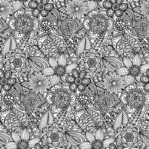 Lace Seamless Pattern With Flowers Royalty Free Vector Image