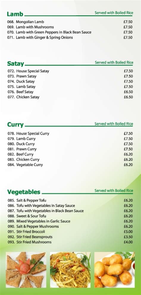 Bamboo Garden Chinese Takeaway Dundees Full Menu Online