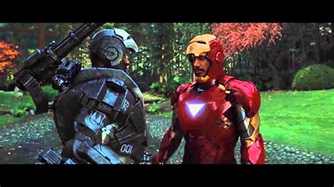 Iron Man And War Machine Vs Hammer Drones Iron Man 2 YouTube