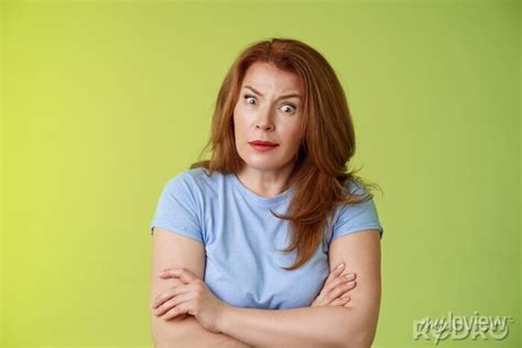 You Did What Confused Shocked Speechless Redhead Mature Mother Wall
