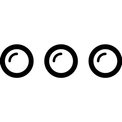 Three Horizontal Buttons Vector Svg Icon Svg Repo