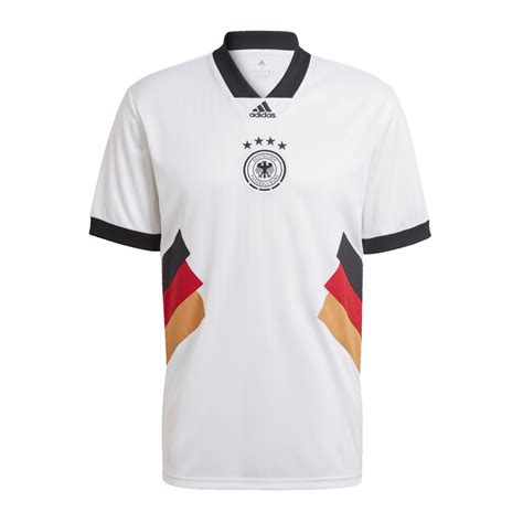 Adidas DFB Deutschland Icon Jersey Weiss Replica Fanartikel