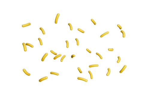 Yellow sprinkles, granules and texture 3d illustration 27243712 PNG