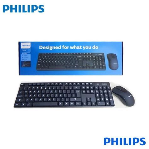 Teclado E Mouse Sem Fio Philips C G Wireless Pc Gamer Em