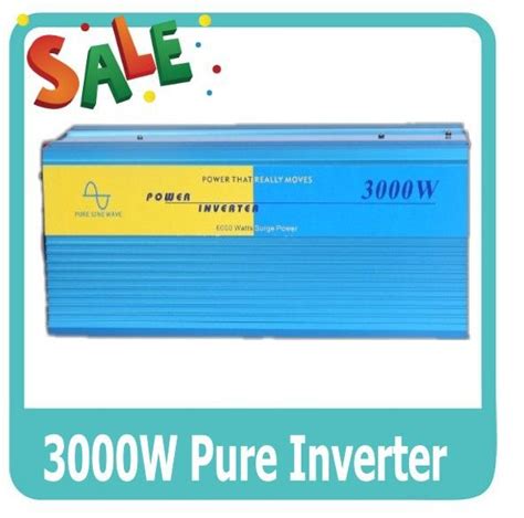 3000 Watt Pure Sine Wave Inverter Dc To Ac Power Inverters 6000w Peak