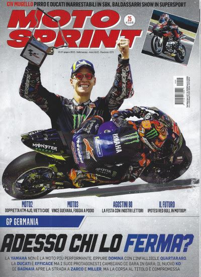 Motosprint N Giugno Settimanale Italiano Edicola Shop