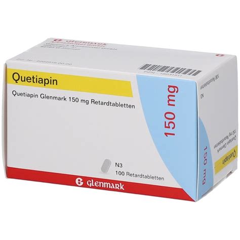 Quetiapin Glenmark Mg St Mit Dem E Rezept Kaufen Shop Apotheke