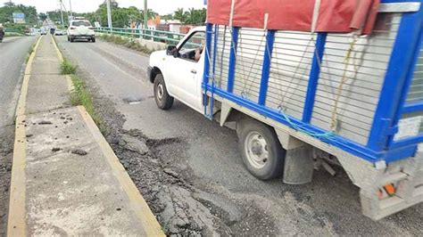 Denuncian Deterioro Del Puente En El Libramiento Sur Peri Dico El Orbe