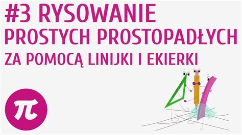 Rysowanie prostych prostopadłych za pomocą linijki i ekierki 3