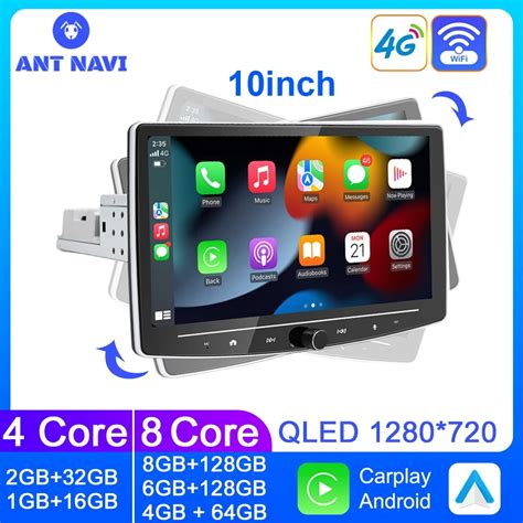 Antnavi Inch Rotate Android Screen Car Radio Android Din Apply