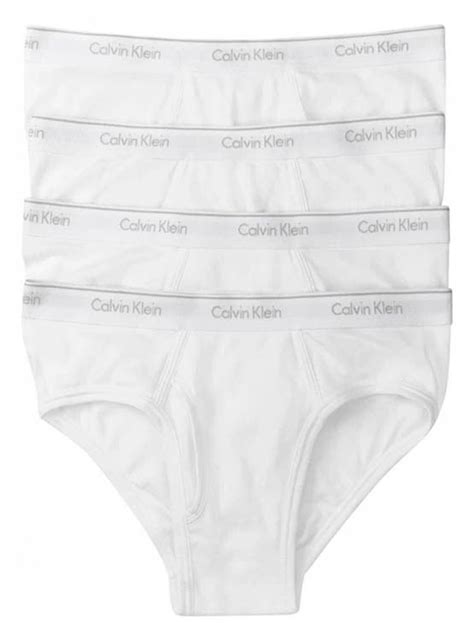 Ripley Pack 4 Pack BÓxer Hombre Calvin Klein Blanco 4 Cotton Classics Low Rise Brief U4183