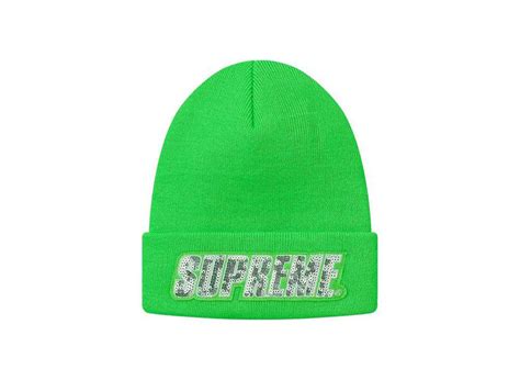 Supreme Sequin Beanie Lime の新品 中古フリマ 通販 スニダン