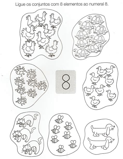 Numeral 8 Educação Infantil