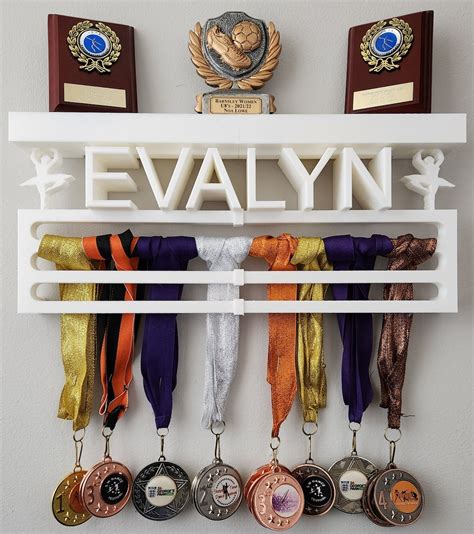 Personalized Medal And Trophy Display Personalized Medal Holder