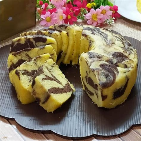 Resep Bolu Marmer Kukus Irit Telur Enak Dan Lembut Lin S Cakes