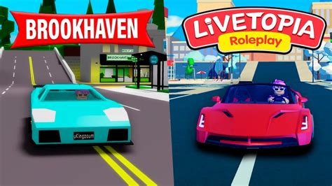 Brookhaven Rp Vs Livetopia Qual Melhor Youtube