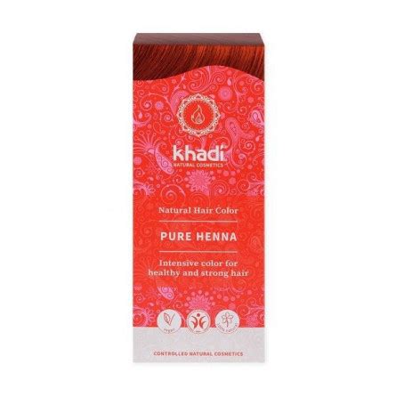 Henna Khadi Naturalna Czerwona Ruda