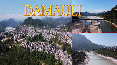 Damauli Drone View Of Damauli Youtube