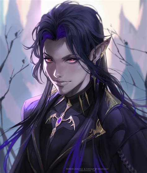 Anime Male Dark Elves