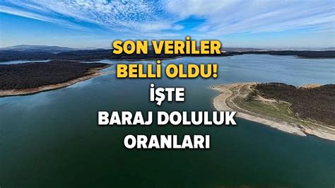 Baraj Doluluk Oranlar Nda B Y K Tehlike Stanbul Baraj Doluluk Oran