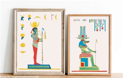 Ancient Egyptian Pantheon Set of 20 Ancient Egypt Prints - Etsy