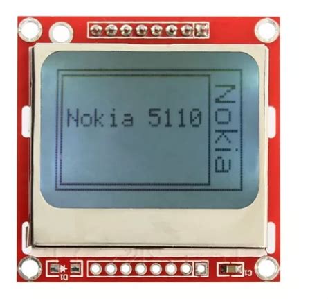 Display Lcd Nokia 5110 Backlight Para Arduíno Vermelha