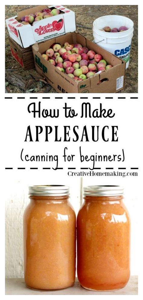 How To Can Homemade Applesauce Applesauce Recipes Canning Canning Recipes Apple Sauce Recipes