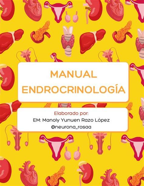 Manual De Endrocrinolog A Manoly Razo Udocz