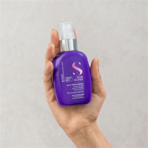 Anti Yellow Leave In Spray For Blonde And Silver Hair Semi Di Lino Alfaparf Milano Cosmetics