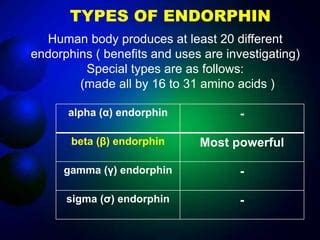 presentation on Endorphin hormone | PPT