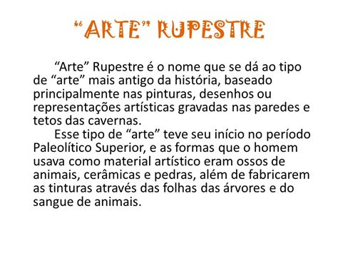 Texto Sobre A Arte Rupestre Atividade Texto Exemplo