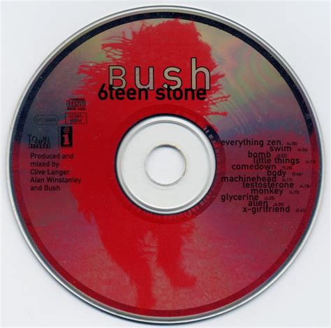 Bush | Sixteen Stone | CD (Album) | VinylHeaven - your source for great ...