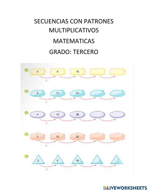 1844520 Secuencias Con Patrones Multiplicativos