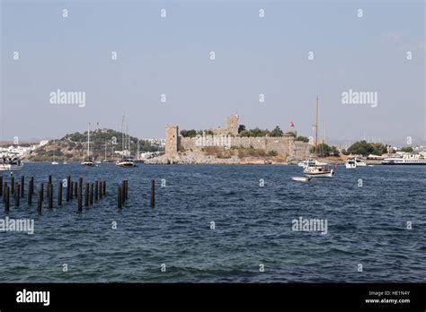 Bodrum Castle In Aegean Coast Of Turkey Stock Photo Alamy