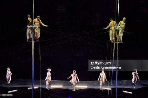 The cast of Cirque du Soleil performs Corteo at Xcel Energy Center on ...