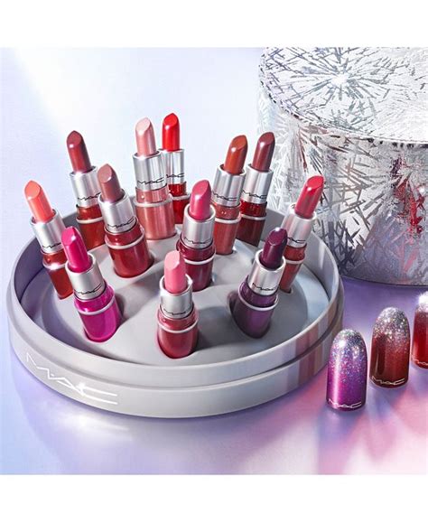 Mac 12 Pc Frosted Firework Surefire Hit Mini Lipstick T Set