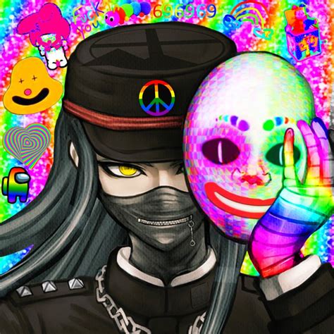 Scenecore Korekiyo Shinguji Glitchcore Anime Danganronpa