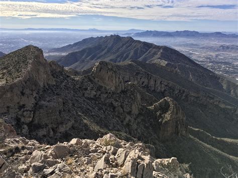 South Franklin Mountains Ridgeline El Paso Texas Hiking