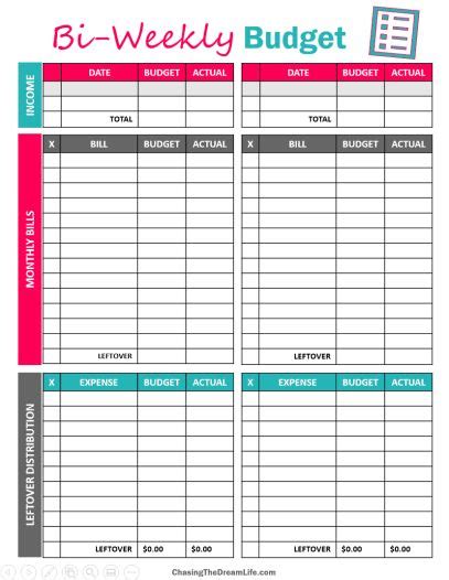 Bi Weekly Printable Calendar Example Calendar Printable