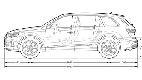 2023 Audi Q7 Dimensions