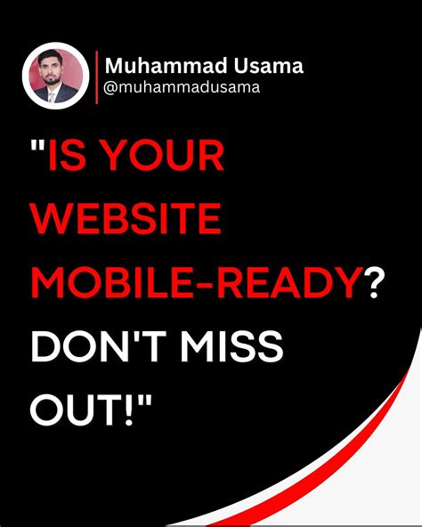 Are You Missing Out on Mobile-First Optimization? In today’s mobile