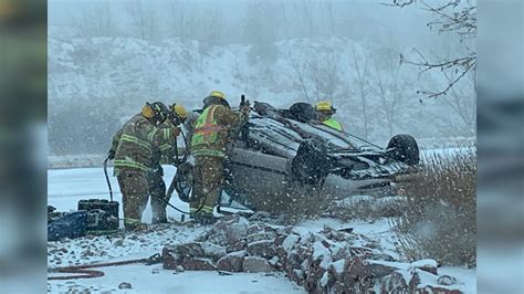 CSFD Respond To Rollover Crash In Colorado Springs FOX21 News Colorado