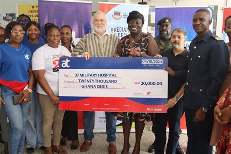 AT Ghana Donates To 37 Pediatric Sickle Cell Unit