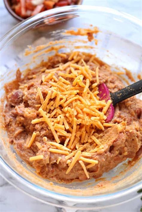 Easy Skillet Refried Bean Dip Video The Country Cook