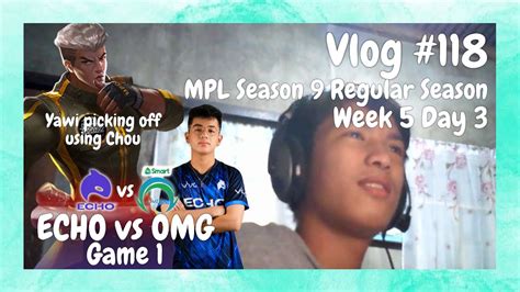 Reacting To MPL PH Season 9 Echo Vs Smart Omega Game 1 Week 5