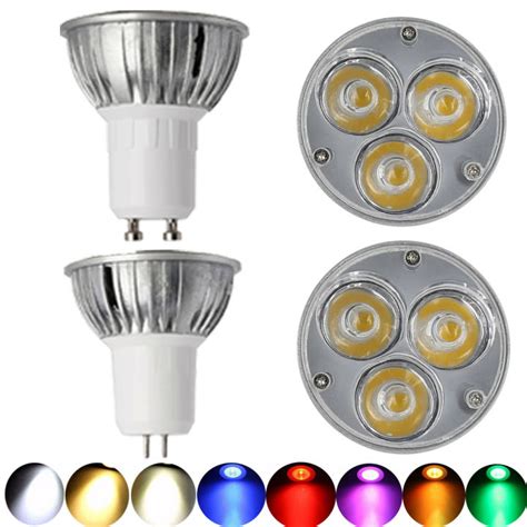 Ranpo Dimmable LED Spot Light Bulb GU10 MR16 3W 220V 12V High Power