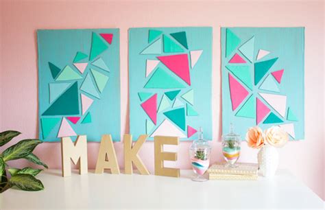 How to Turn a Cardboard Box into Wall Art! - Design Improvised