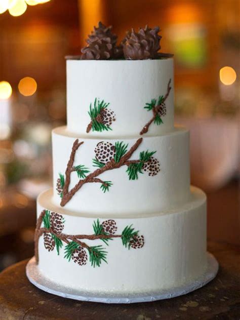 Gorgeous Frosty Winter Wedding Cakes